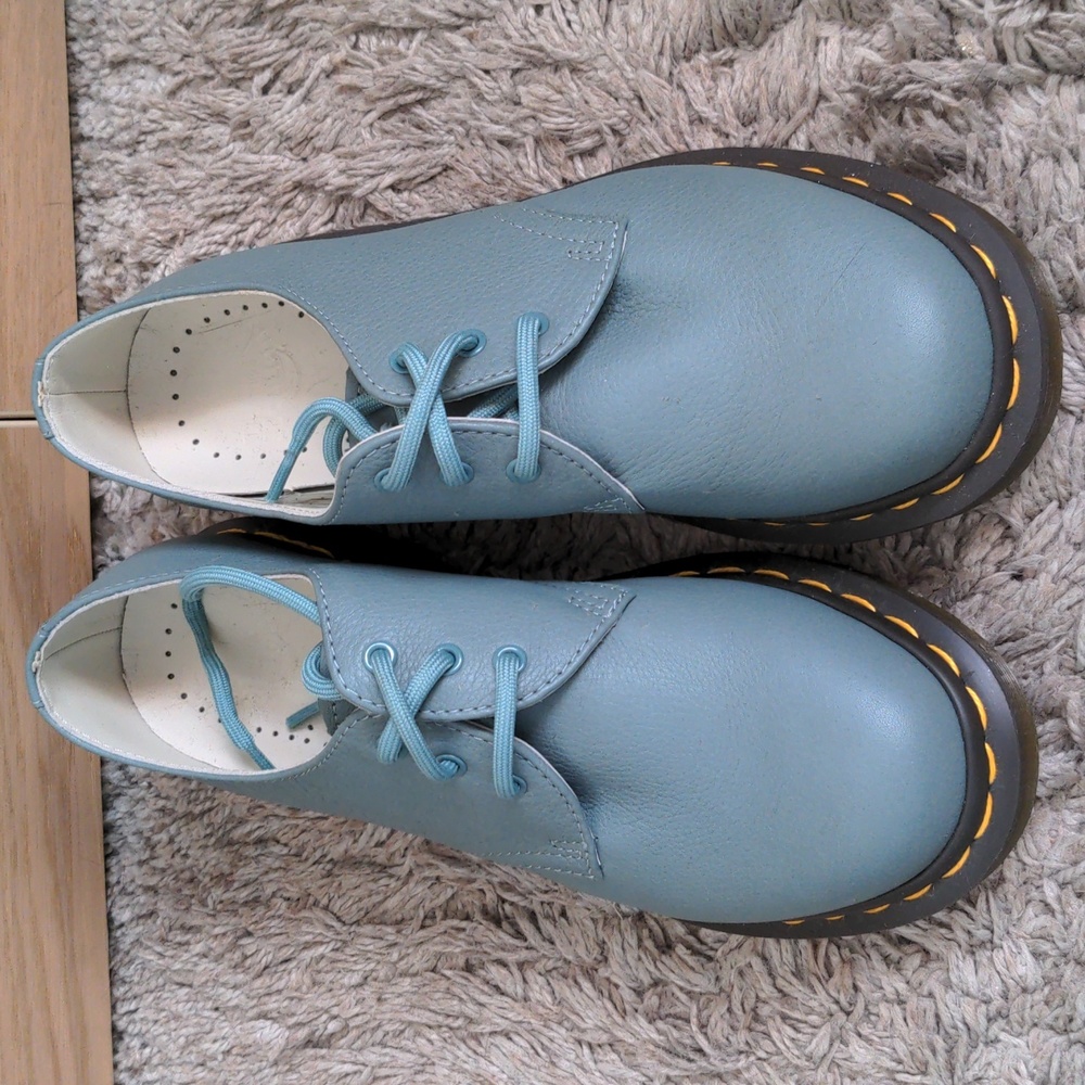 Blue Dr. Martens oxfords NEW uk4/us6